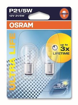 Ampoule OSRAM 2 ✕ P21/5W - ref. 7528ULT-02B